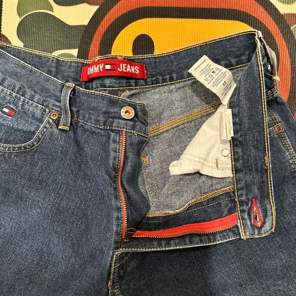 Vintage 90s Tommy Hilfiger Tommy Jeans Recruit Carpenter Baggy Jorts - Picture 7 of 7